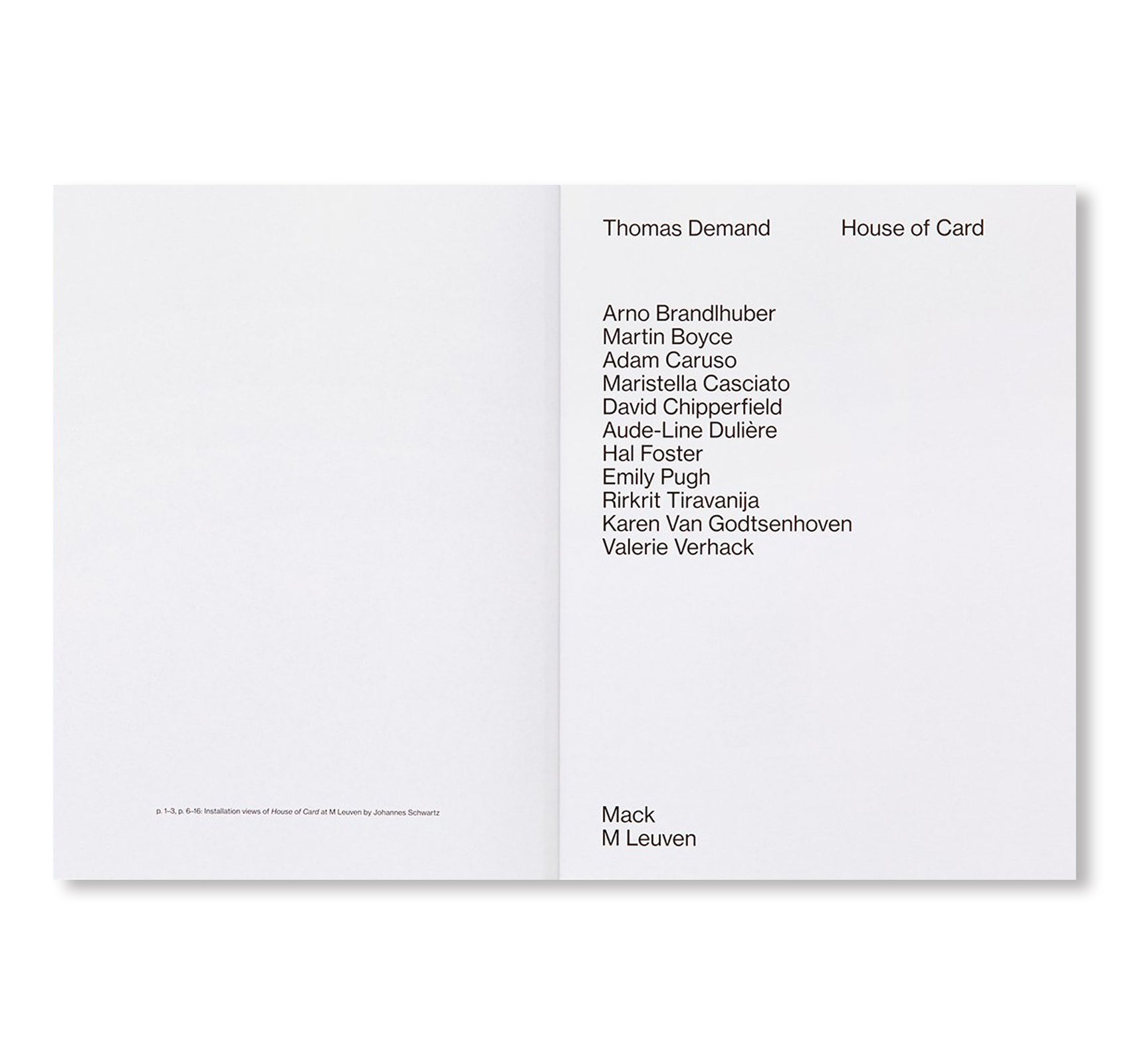 HOUSE OF CARD by Thomas Demand