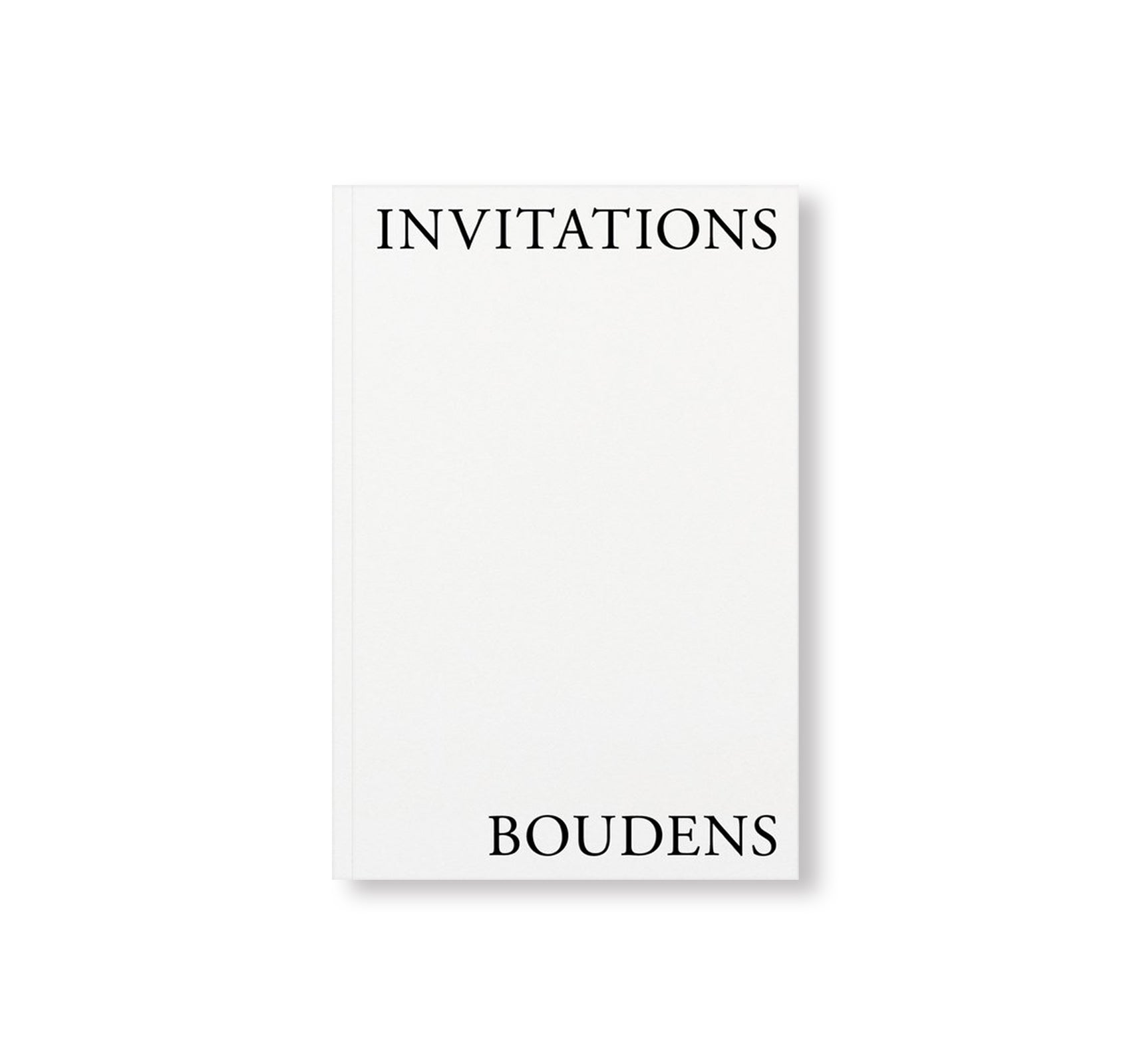 INVITATIONS by Paul Boudens