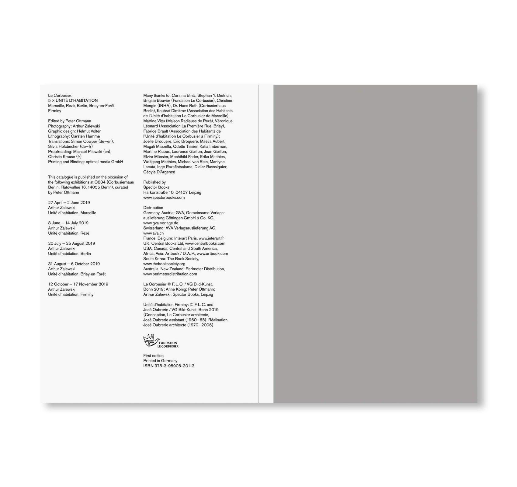 LE CORBUSIER: 5 x UNITÉ - MARSEILLE, NANTES, BERLIN, BRIEY, FIRMINY by Arthur Zalewski