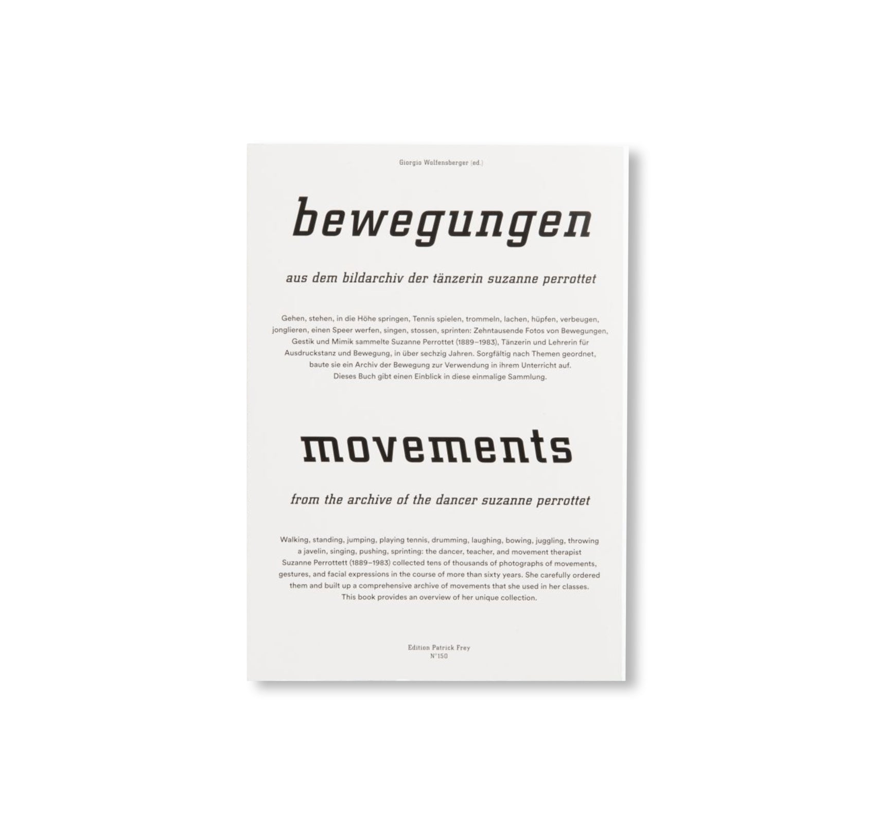 BEWEGUNGEN / MOVEMENTS by Suzanne Perrottet