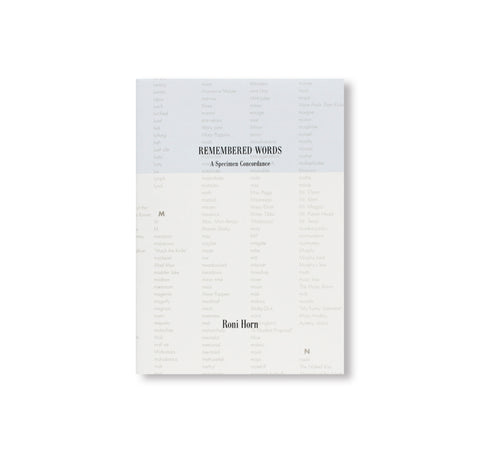 RONI HORN by Roni Horn – twelvebooks