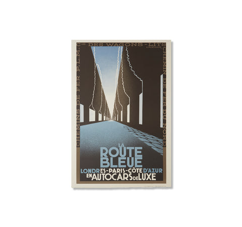 WAGONS-LITZ 'ROUTE BLEUE' POSTER by A. M. Cassandre [REPRODUCED EDITION]
