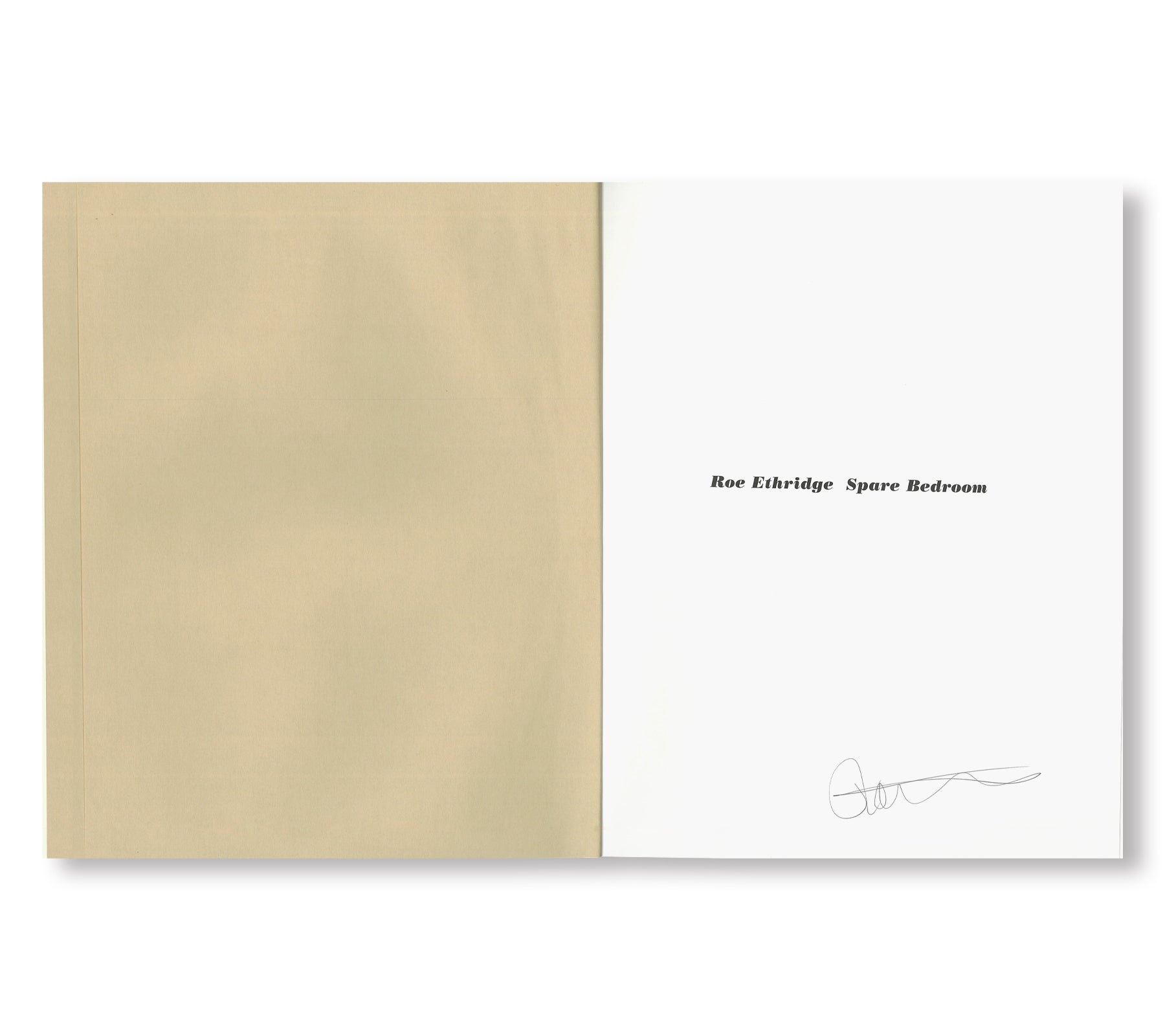 SPARE BEDROOM by Roe Ethridge [SIGNED]