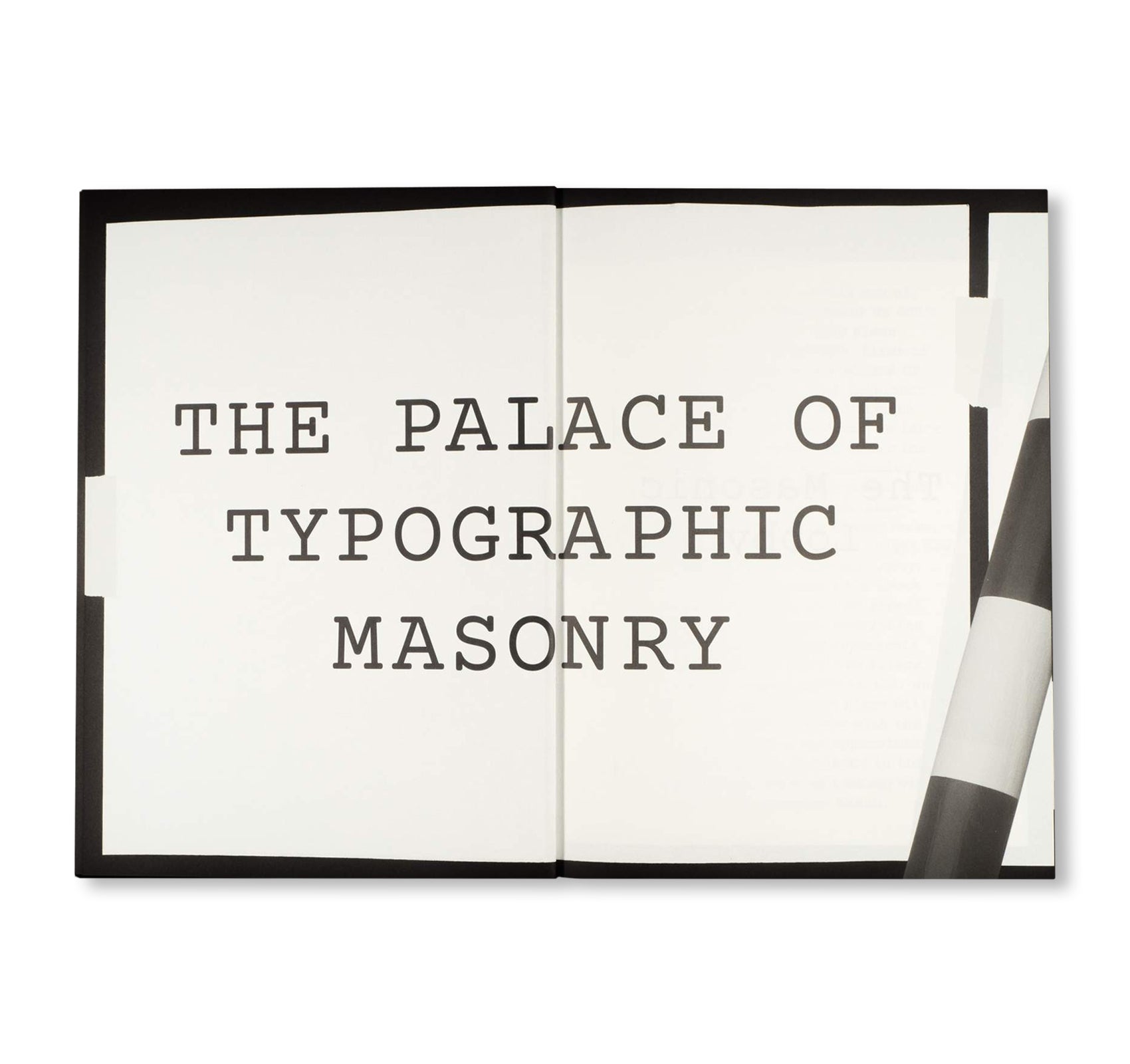 RICHARD NIESSEN: THE PALACE OF TYPOGRAPHIC MASONRY - A GUIDED TOUR BY DIRK VAN WEELDEN by Richard Niessen