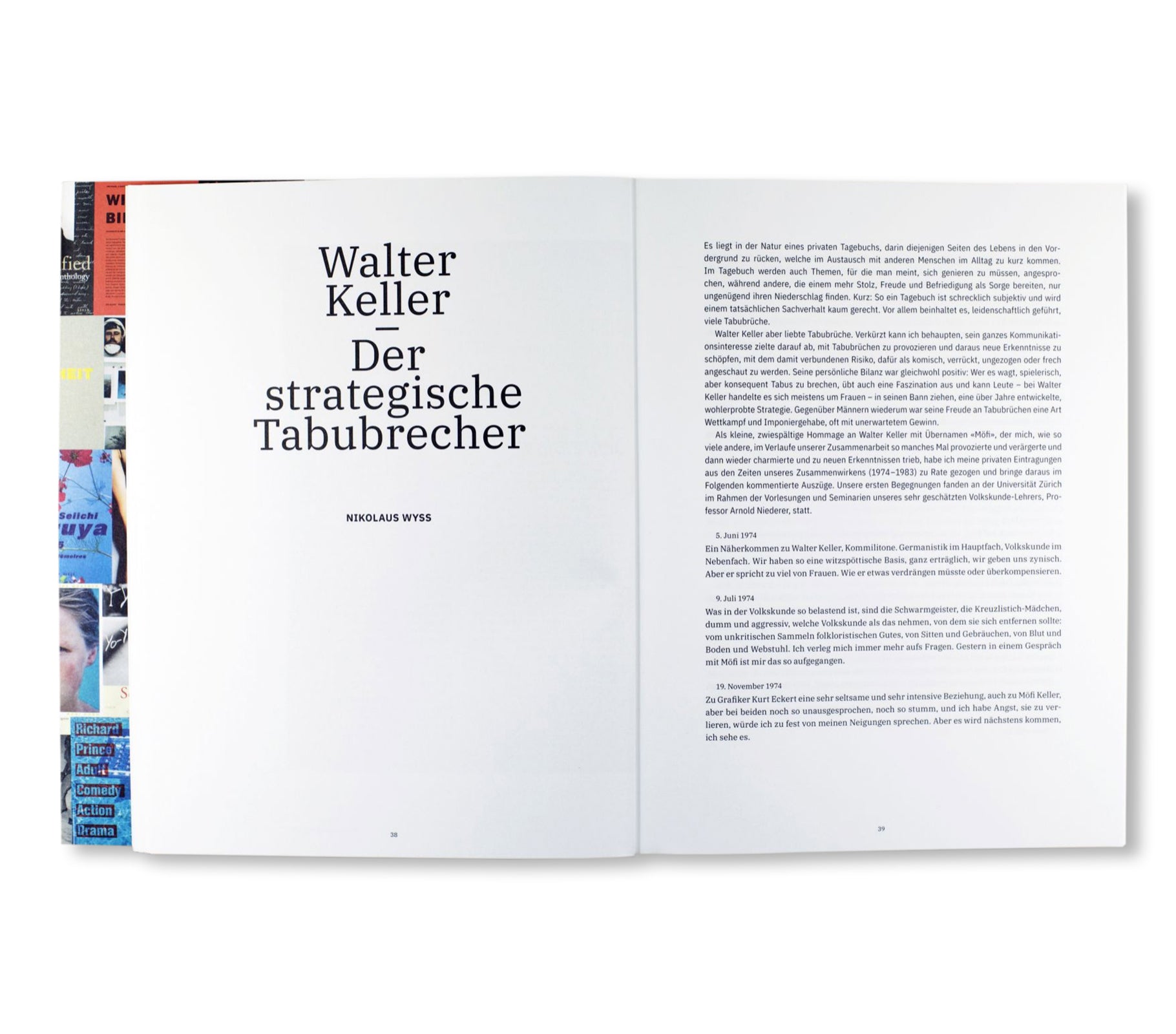 WALTER KELLER - BERUF: VERLEGER by Urs Stahel, Miriam Wiesel