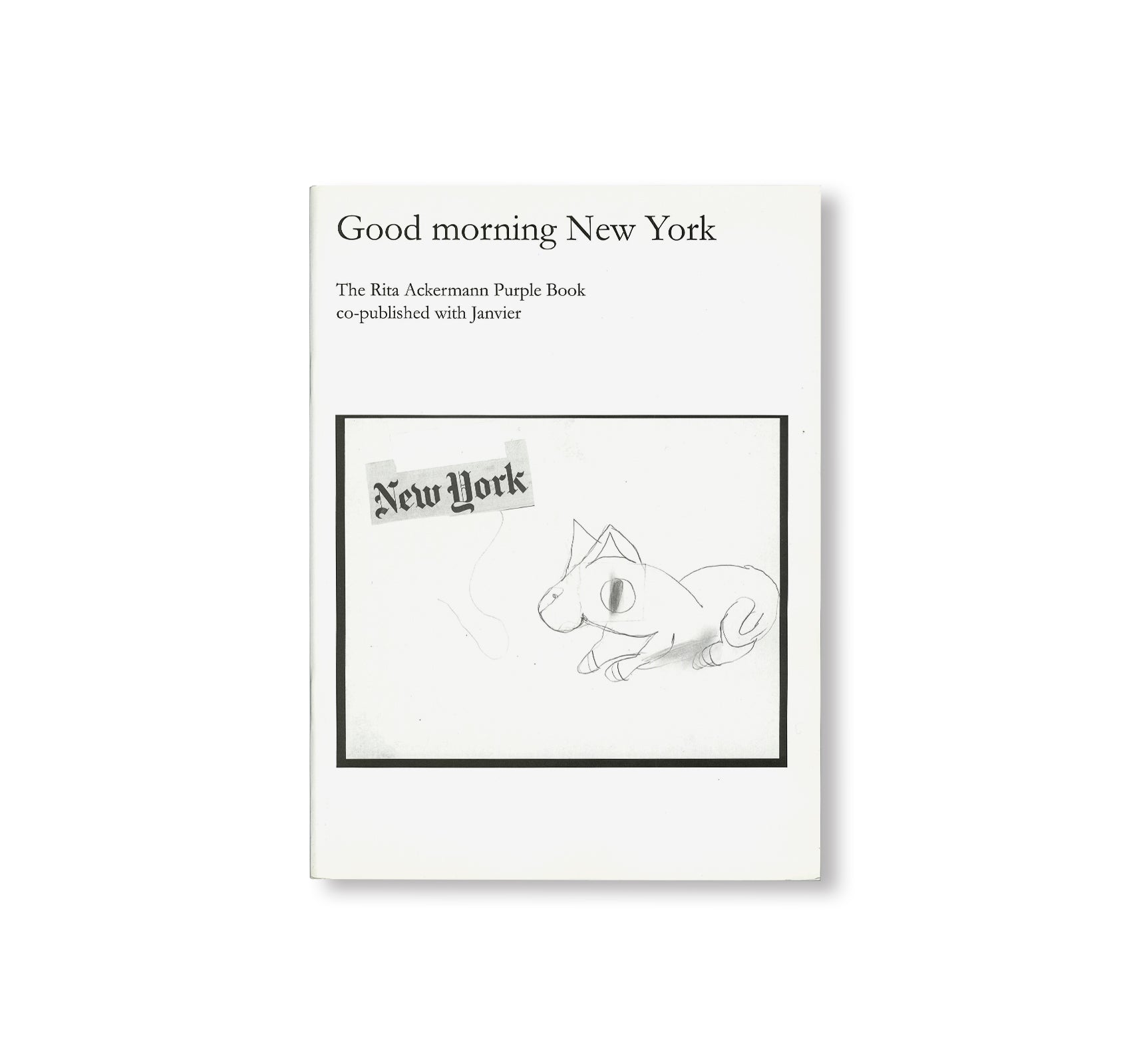 GOOD MORNING NEW YORK: THE RITA ACKERMANN PURPLE BOOK WITH JANVIER by Rita Ackermann [SIGNED]
