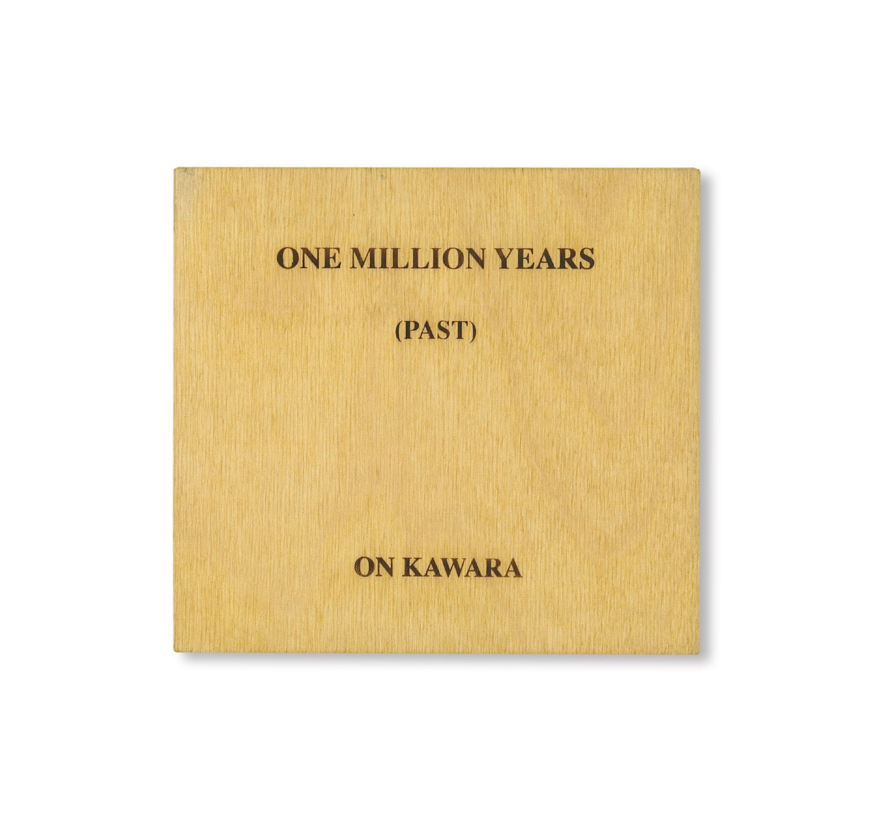 ONE MILLION YEARS (PAST & FUTURE) by On Kawara